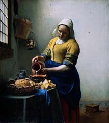 Motief Rembrandt - Het melkmeisje